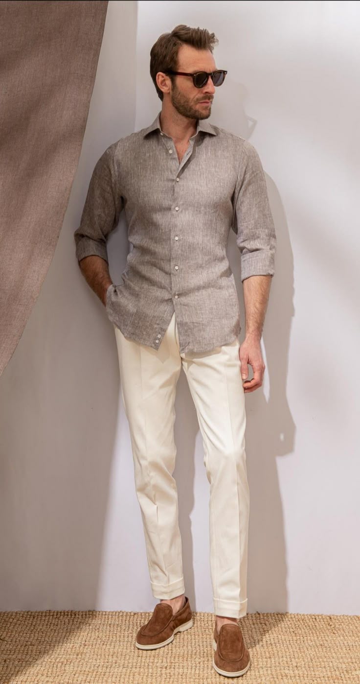 ESPARANO® Summer Linen Shirt - Magnattos