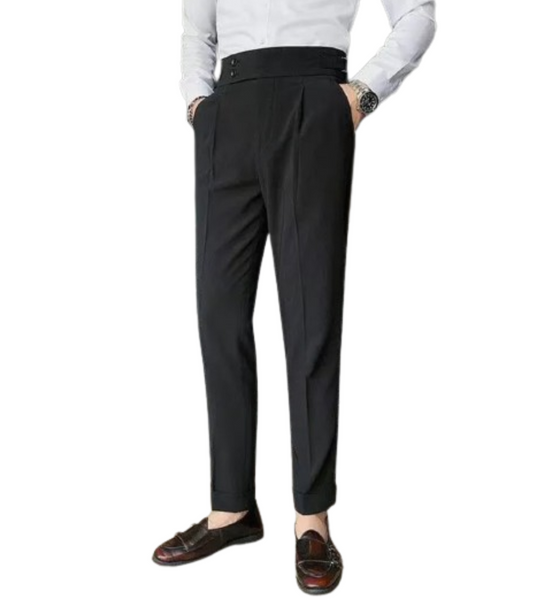 パンツ THE ROW Marcello Pant black 30 Marcello Pant Blue in Wool – The Row