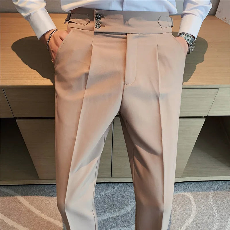 KENJI® Draped High-waist Trousers - Magnattos