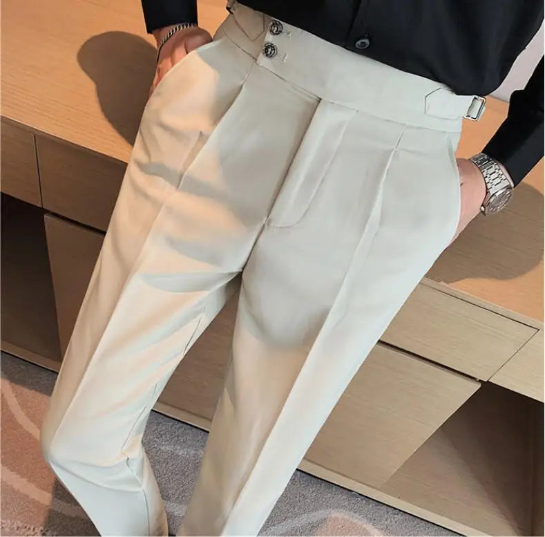 KENJI® Draped High-waist Trousers - Magnattos