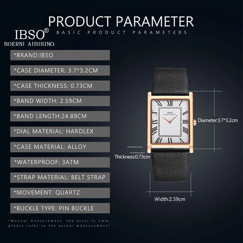 IBSO® Ultra-Thin Rectangle Watch - Magnattos