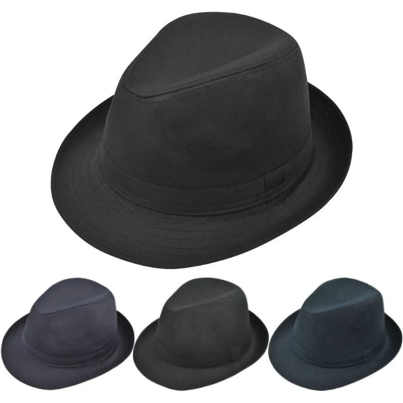 BRAXTON® Autumn & Winter Men’s Fedora – Classic Plaid Jazz Bowler Hat - Magnattos