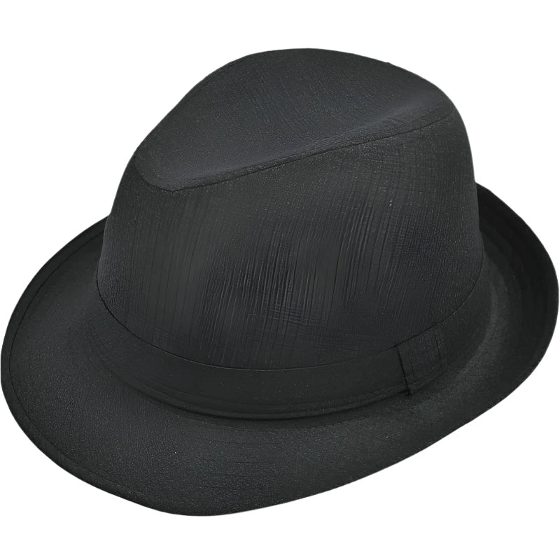 BRAXTON® Autumn & Winter Men’s Fedora – Classic Plaid Jazz Bowler Hat - Magnattos
