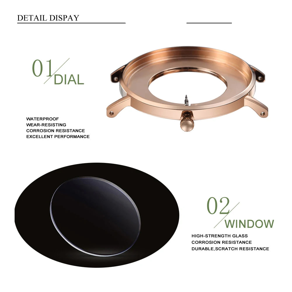 SCOSEZE® Silver Brown Leather Watch - Magnattos