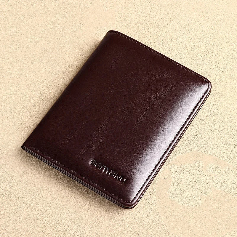 VALEN® RFID Genuine Leather Slim Wallet for Men - Magnattos