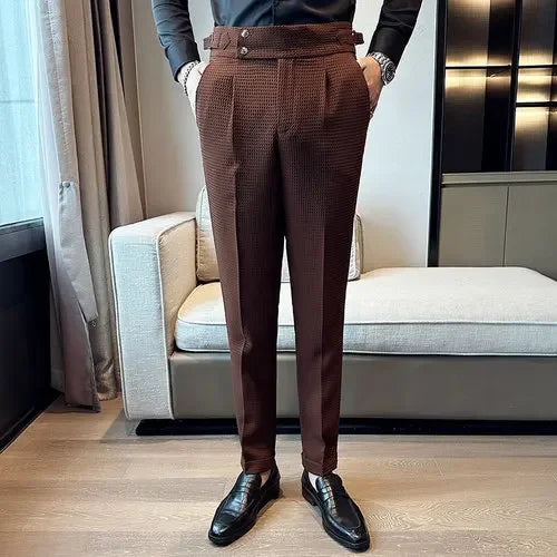 BAGNAIA® Men´s High Waist Formal Pants - Magnattos