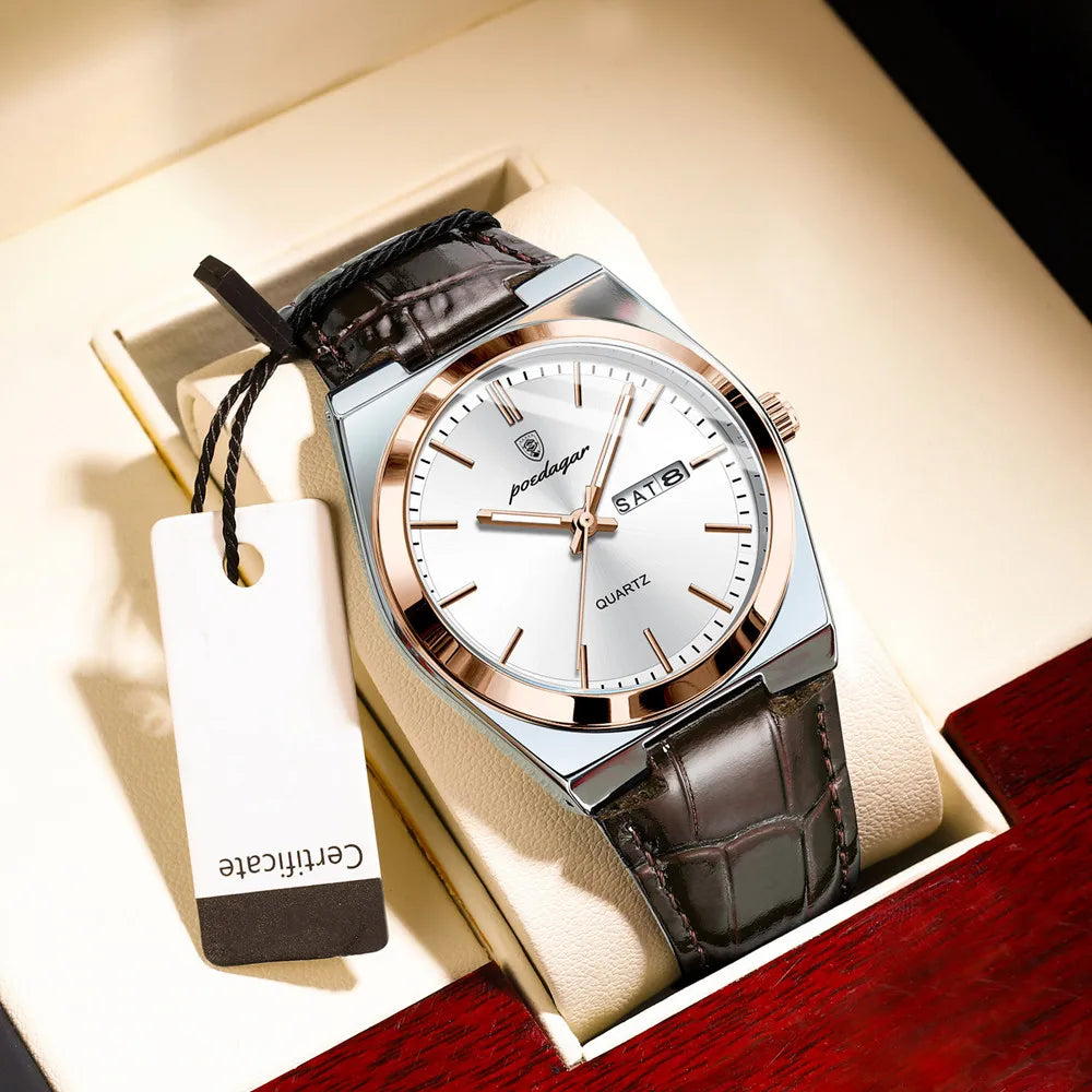 WATTFORD® Elegant Day Date Watch - Magnattos