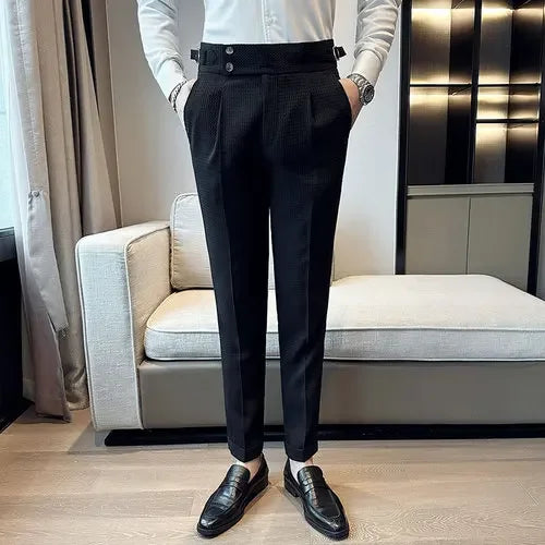 BAGNAIA® Men´s High Waist Formal Pants - Magnattos