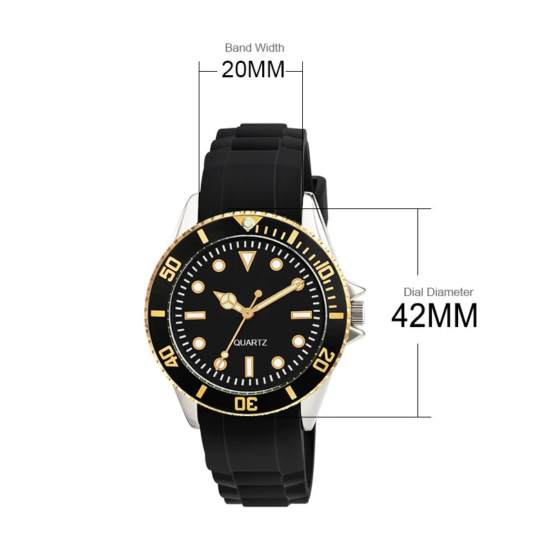 MALATRONI® Elegant Black Men's Watch - Magnattos