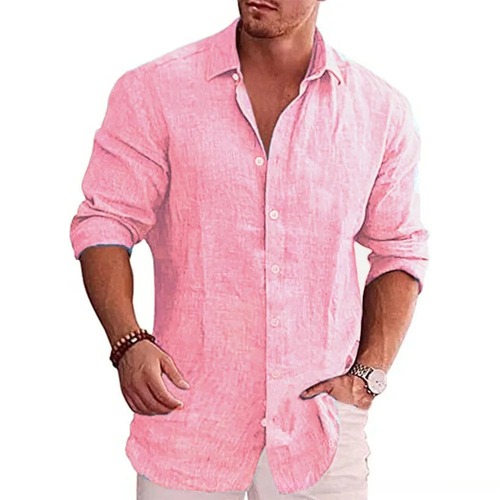 ESPARANO® Summer Linen Shirt - Magnattos