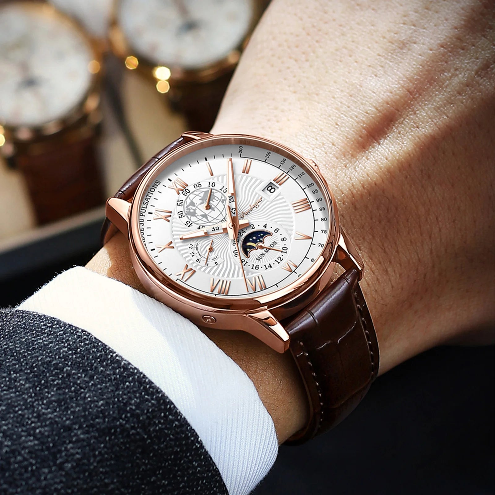 LICATA® Luxury Leather Watch - Magnattos