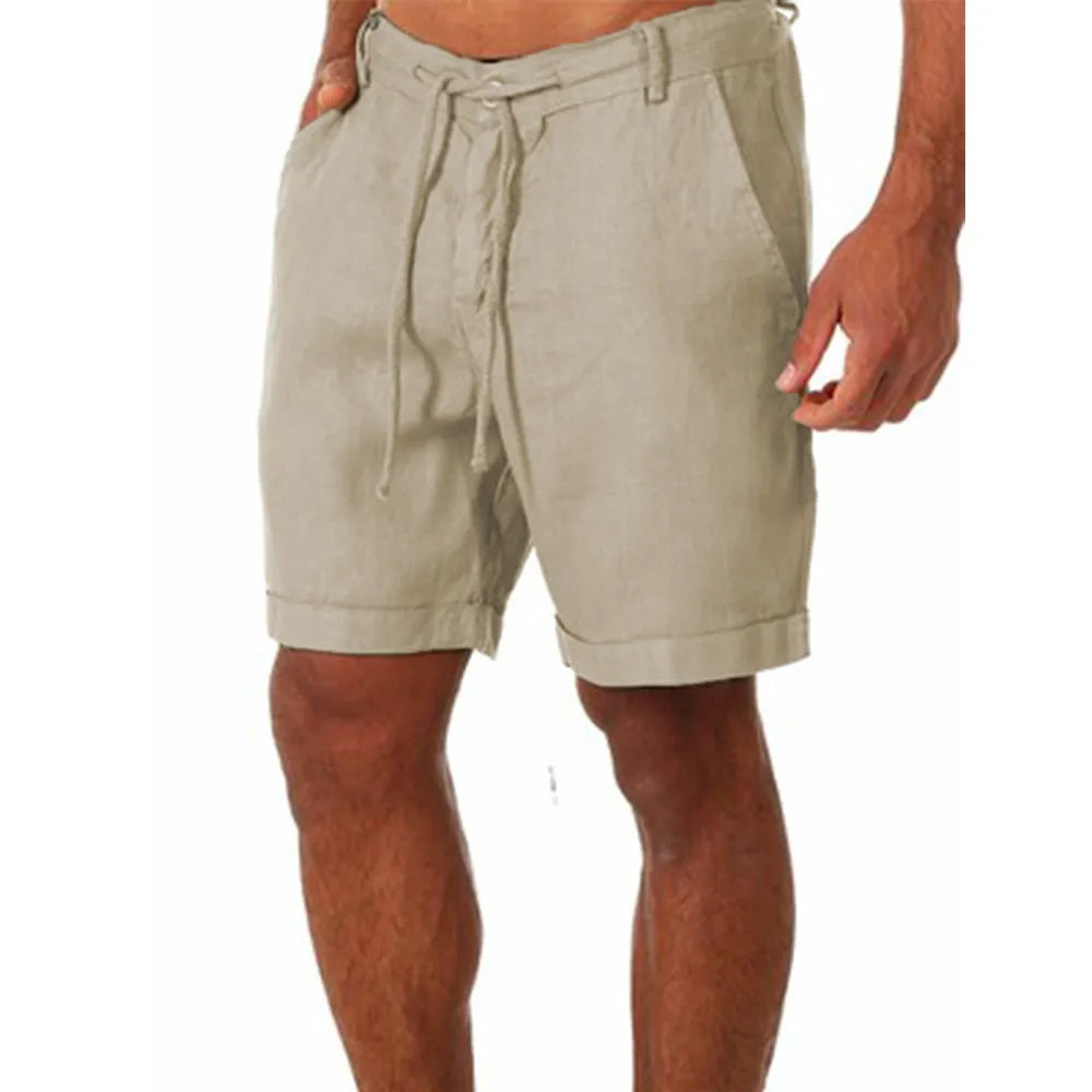 CORTONNA® Men's Cotton Linen Shorts - Magnattos