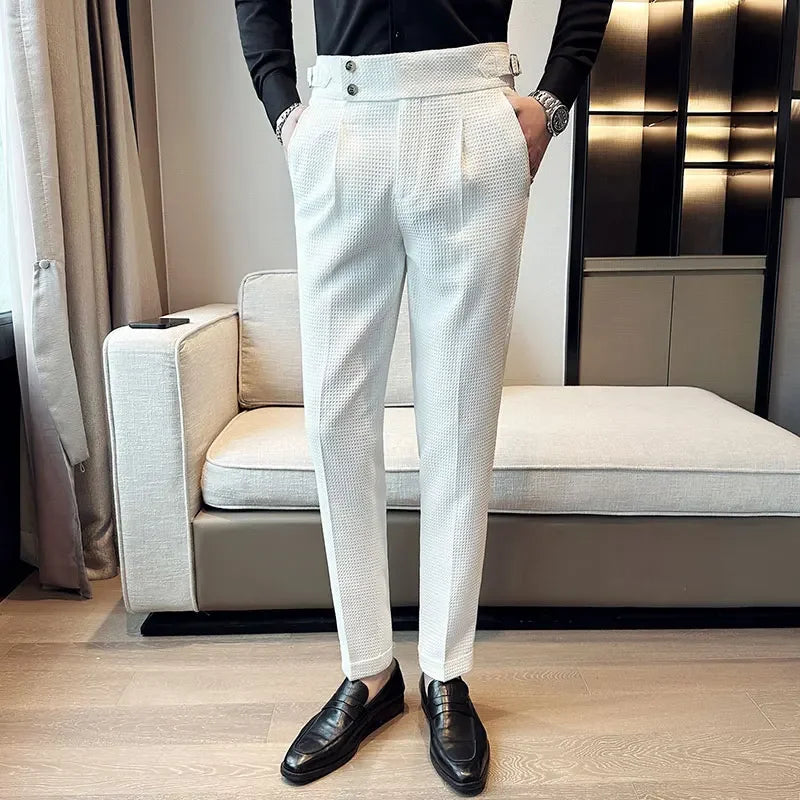 BAGNAIA® Men´s High Waist Formal Pants - Magnattos