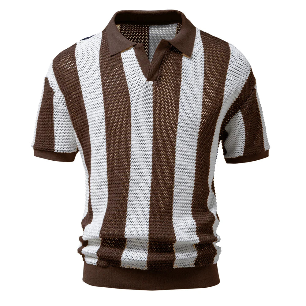 KOSTAS® Cotton Hollow Out Polo Shirt - Magnattos