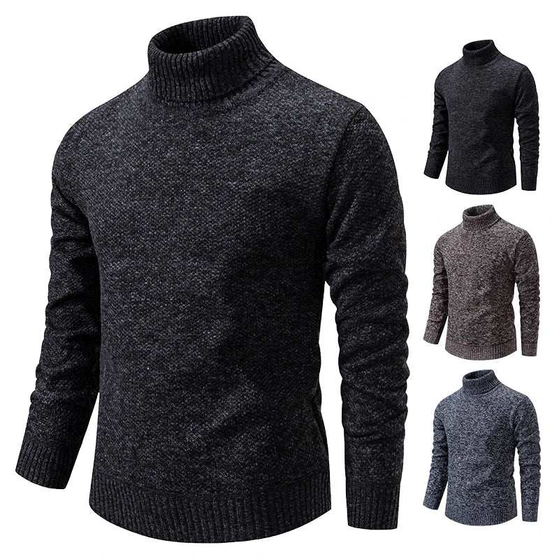 SVEN® Slim Wool Thin Velvet Turtleneck Knit Bottoming Sweater - Magnattos