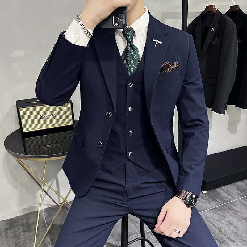 GIANLUCA® High-end 3 Piece Suit - Magnattos