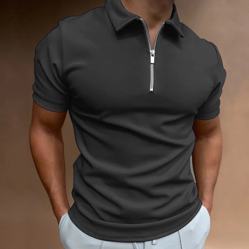 VICENZO® Men's Polo Shirt Collar Zipper - Magnattos