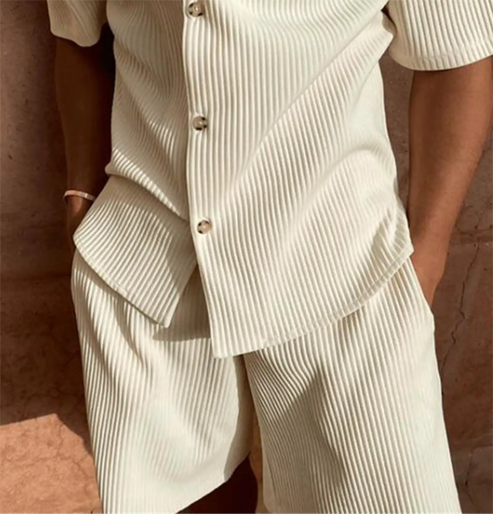 DMITRI® Solid color corduroy casual set - Magnattos