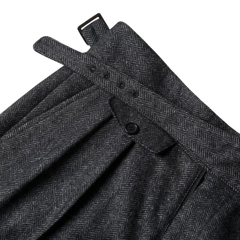 HENRY MONT® Herringbone Suit Pants - Magnattos