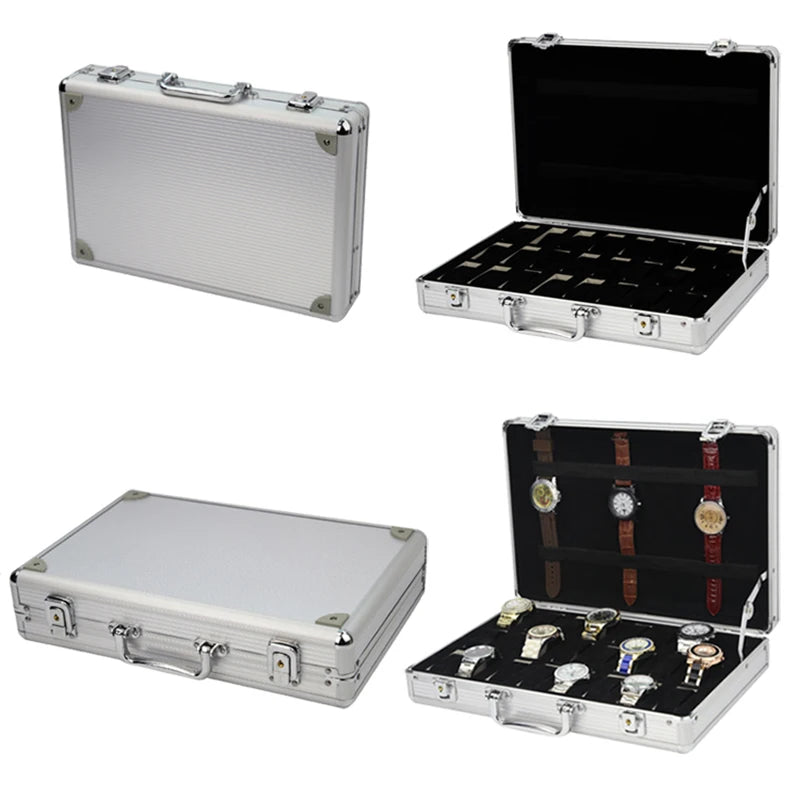 PREMMIO® Luxury Aluminum Alloy Watch Storage Box - Magnattos