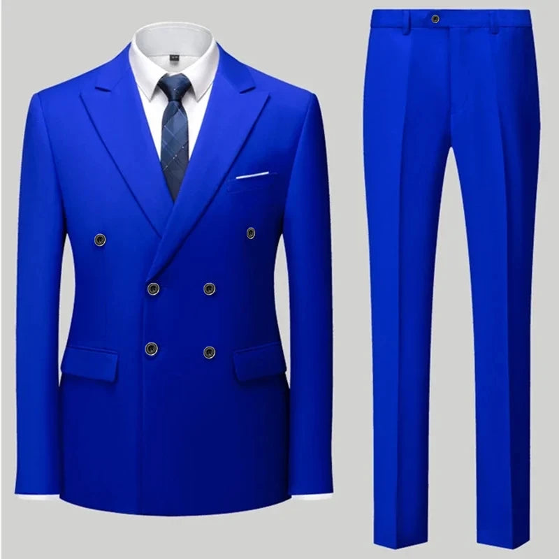 ALEKSEI® Suit Jacket Blazers Coat Pants 2 Peaces Set - Magnattos