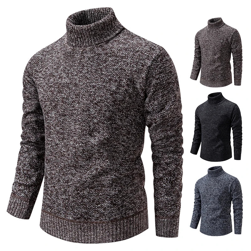 SVEN® Slim Wool Thin Velvet Turtleneck Knit Bottoming Sweater - Magnattos