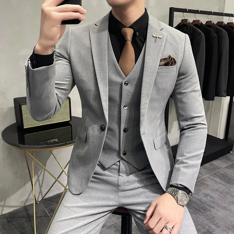 GIANLUCA® High-end 3 Piece Suit - Magnattos