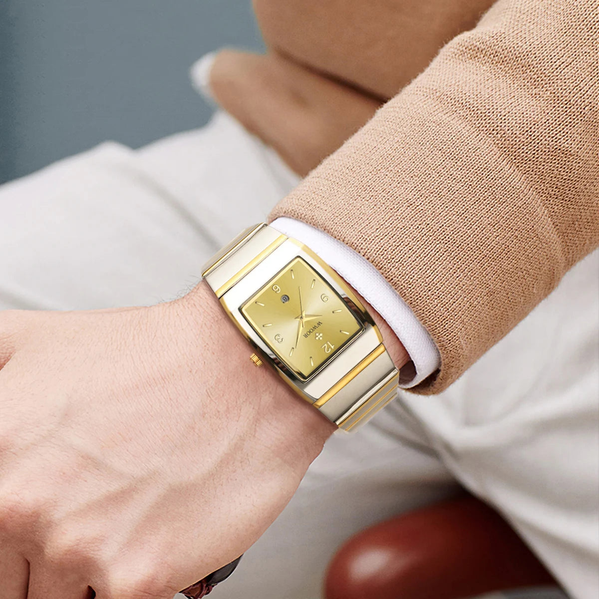 LYON® Luxury Man's Square Watch - Magnattos