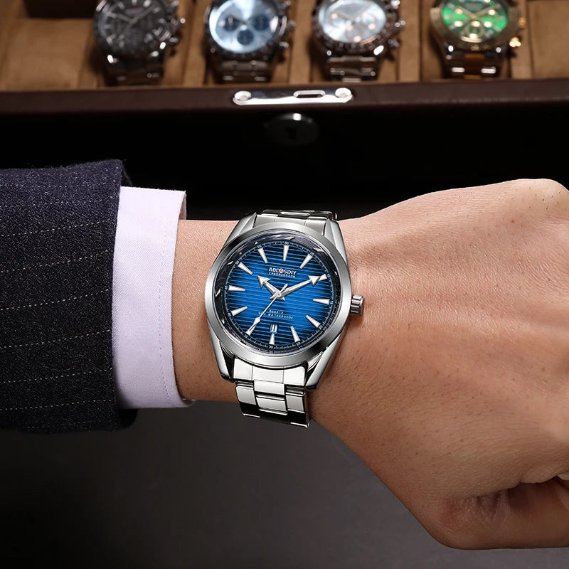 OSIMO® Men's Stainless Steel Business Watch - Magnattos