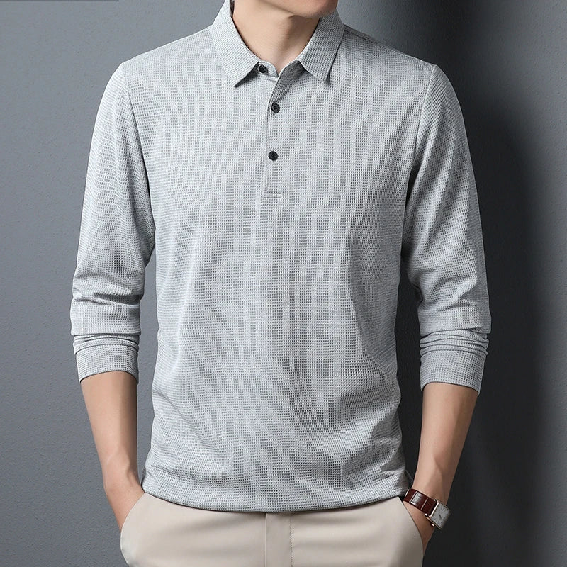 SEIBEL® Men's Business Casual Polo Long Sleeve - Magnattos