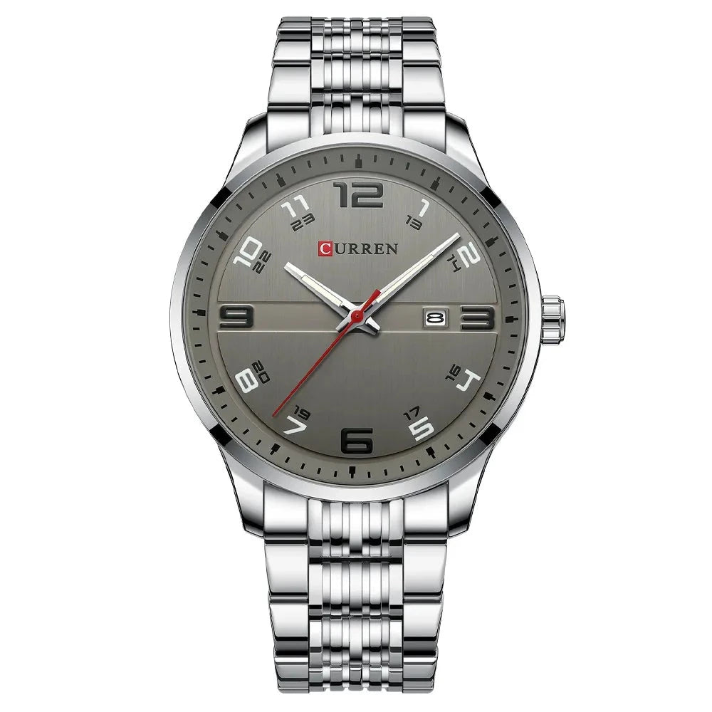 ALEX® Silver Sports Watch - Magnattos