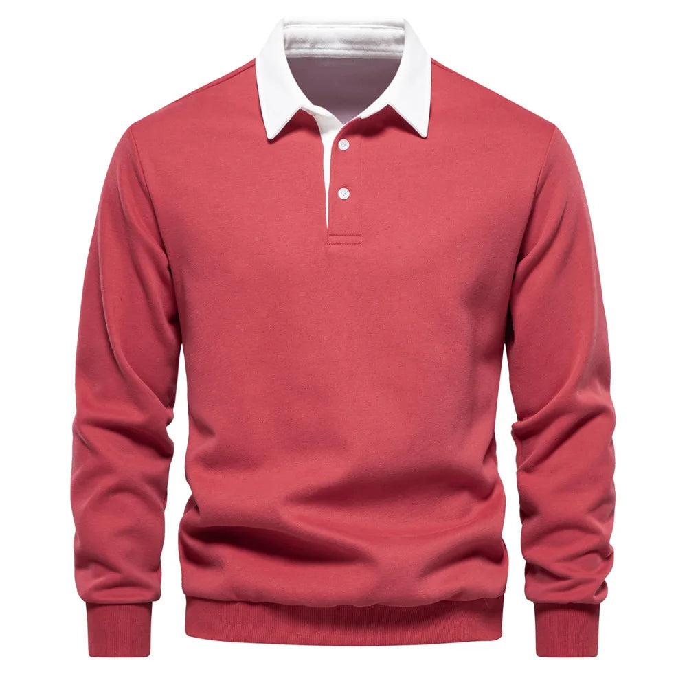MORGAN® Casual Polo Neck Sweatshirt - Magnattos