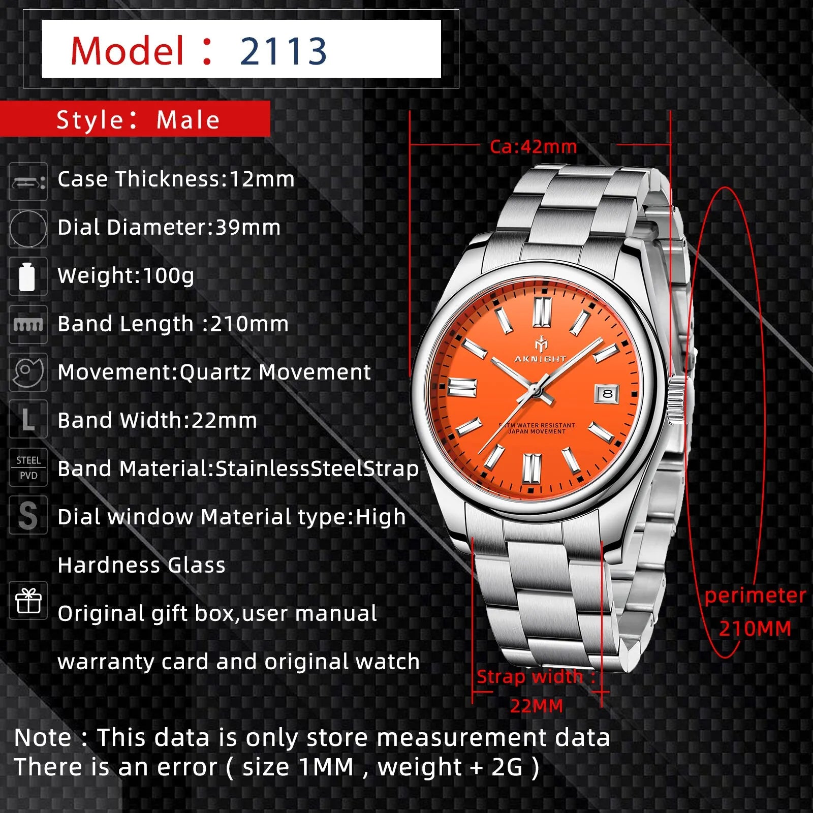 PIERRE® Waterproof Silver Watch - Magnattos