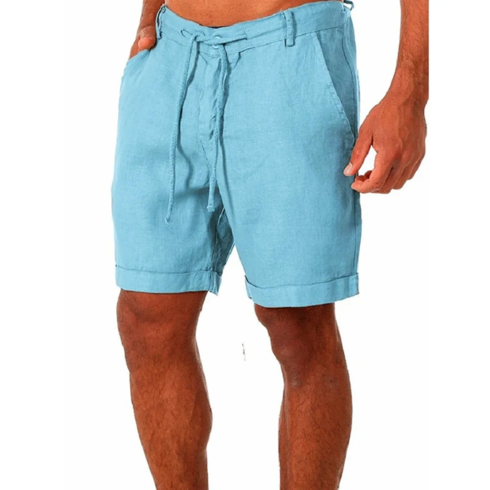 CORTONNA® Men's Cotton Linen Shorts - Magnattos