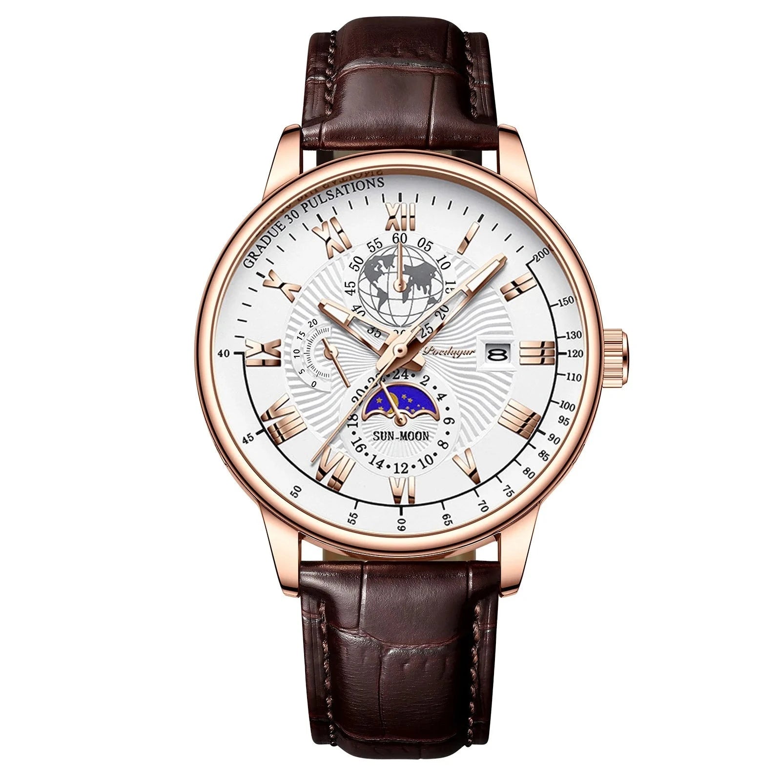 LICATA® Luxury Leather Watch - Magnattos