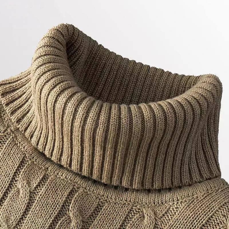 LUCA ROSSI® Wool Turtleneck Sweater - Magnattos