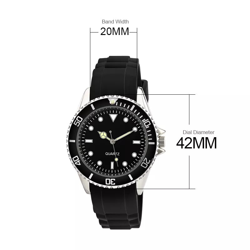 MALATRONI® Elegant Black Men's Watch - Magnattos