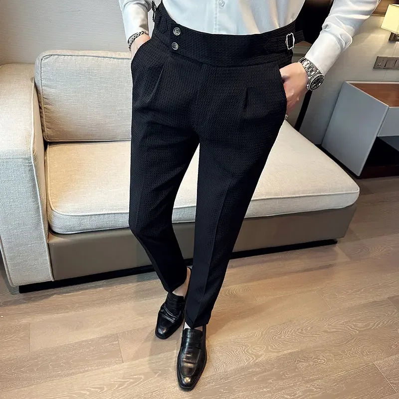BAGNAIA® Men´s High Waist Formal Pants - Magnattos