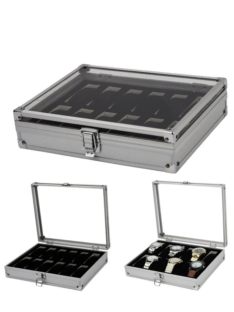 PREMMIO® Luxury Aluminum Alloy Watch Storage Box - Magnattos