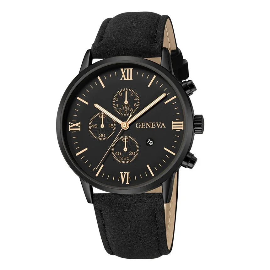 ROMAN® Black Quartz Men - Magnattos