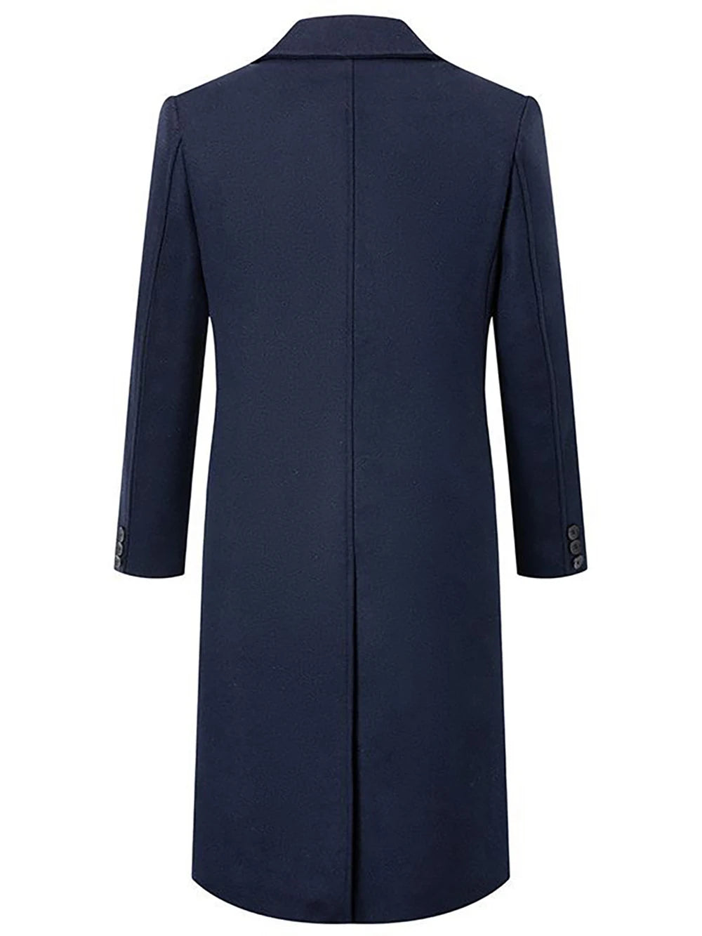 FANG® Extra Long Knee-Length Woolen Coat - Magnattos