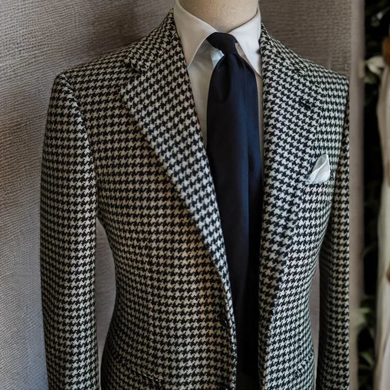 VIKTOR® Plaid Notched Lapel Suit Jacket - Magnattos