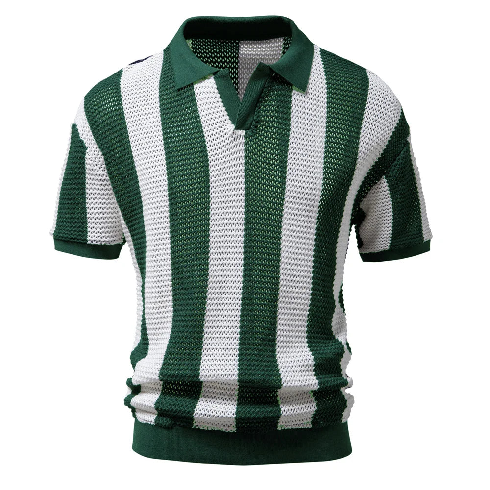 KOSTAS® Cotton Hollow Out Polo Shirt - Magnattos