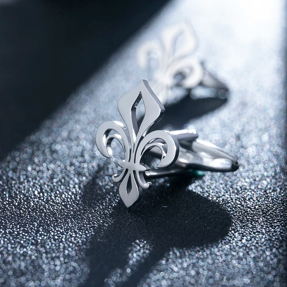 LEONIDAS® Holy Lily Flower Cufflinks - Magnattos