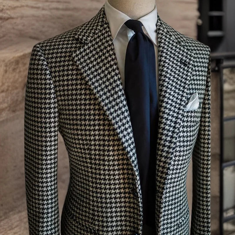 VIKTOR® Plaid Notched Lapel Suit Jacket - Magnattos