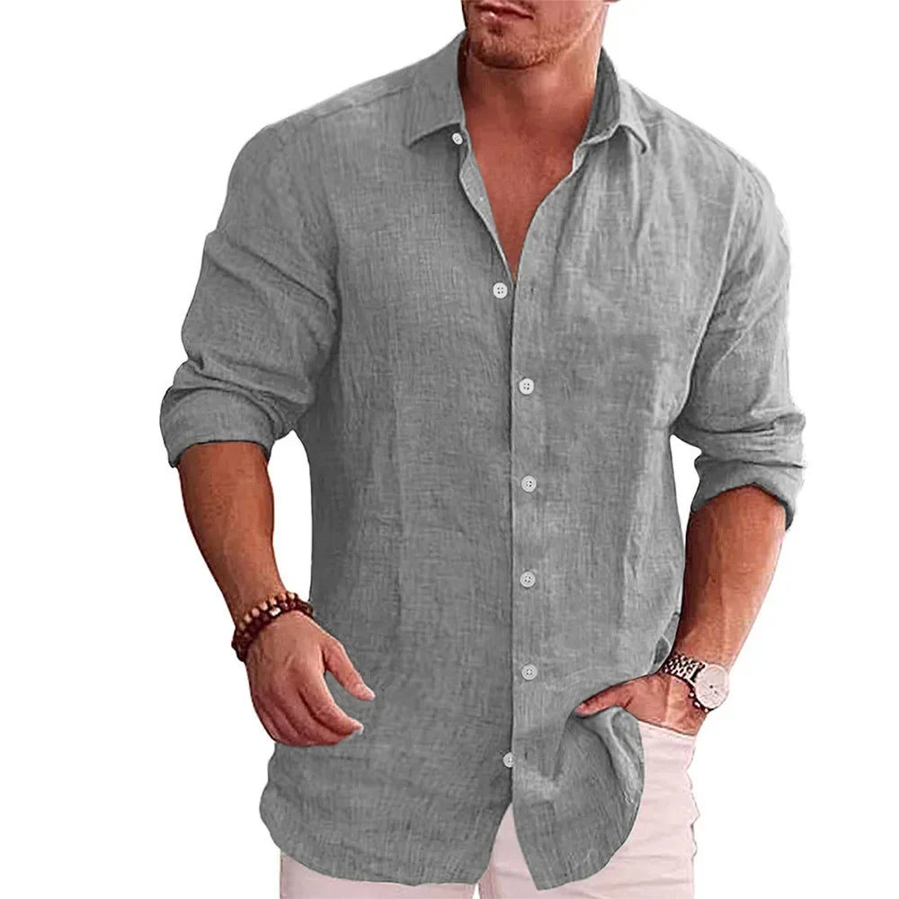 ESPARANO® Summer Linen Shirt - Magnattos