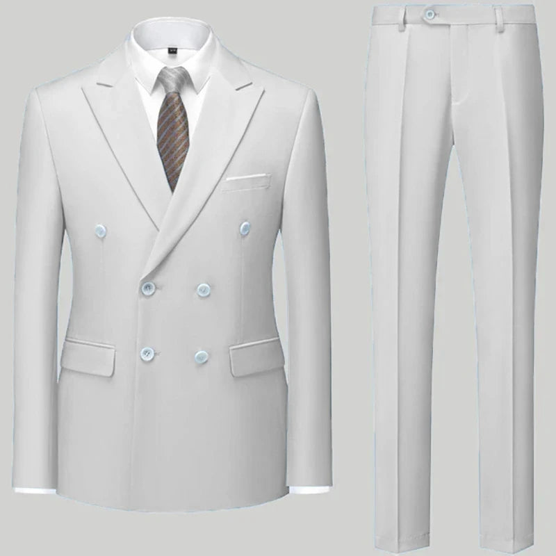 ALEKSEI® Suit Jacket Blazers Coat Pants 2 Peaces Set - Magnattos