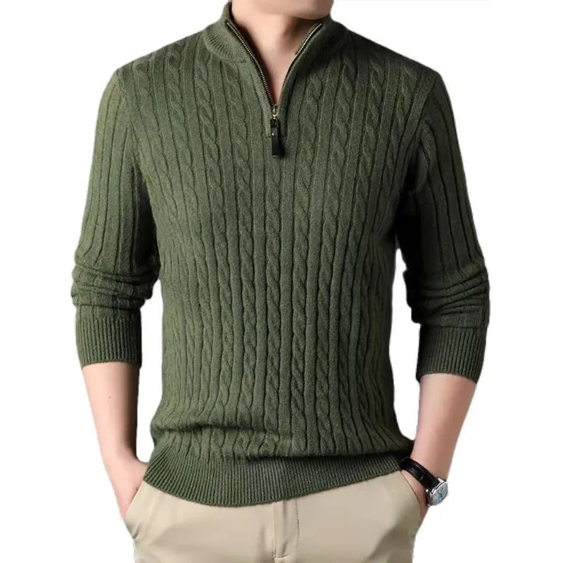 ENRICO® Winter Men's Quarter Zip Sweater - Magnattos