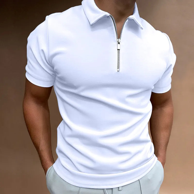 VICENZO® Men's Polo Shirt Collar Zipper - Magnattos