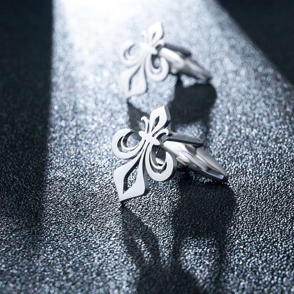 LEONIDAS® Holy Lily Flower Cufflinks - Magnattos